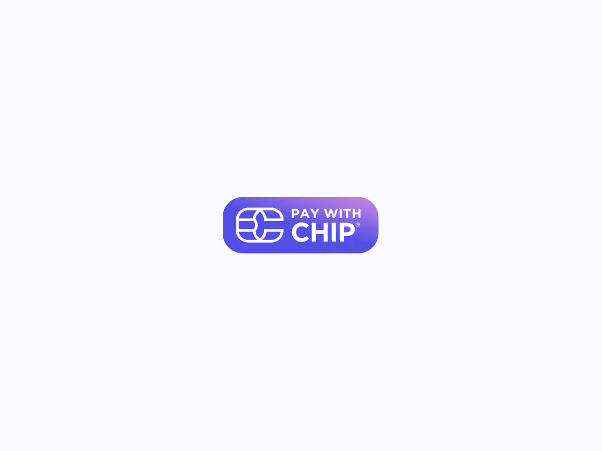 CHIP standalone Pay with CHIP badge